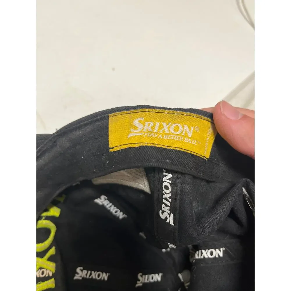 Srixon Z Star CapHat Adjustable Strap Tour Yellow 100% Cotton